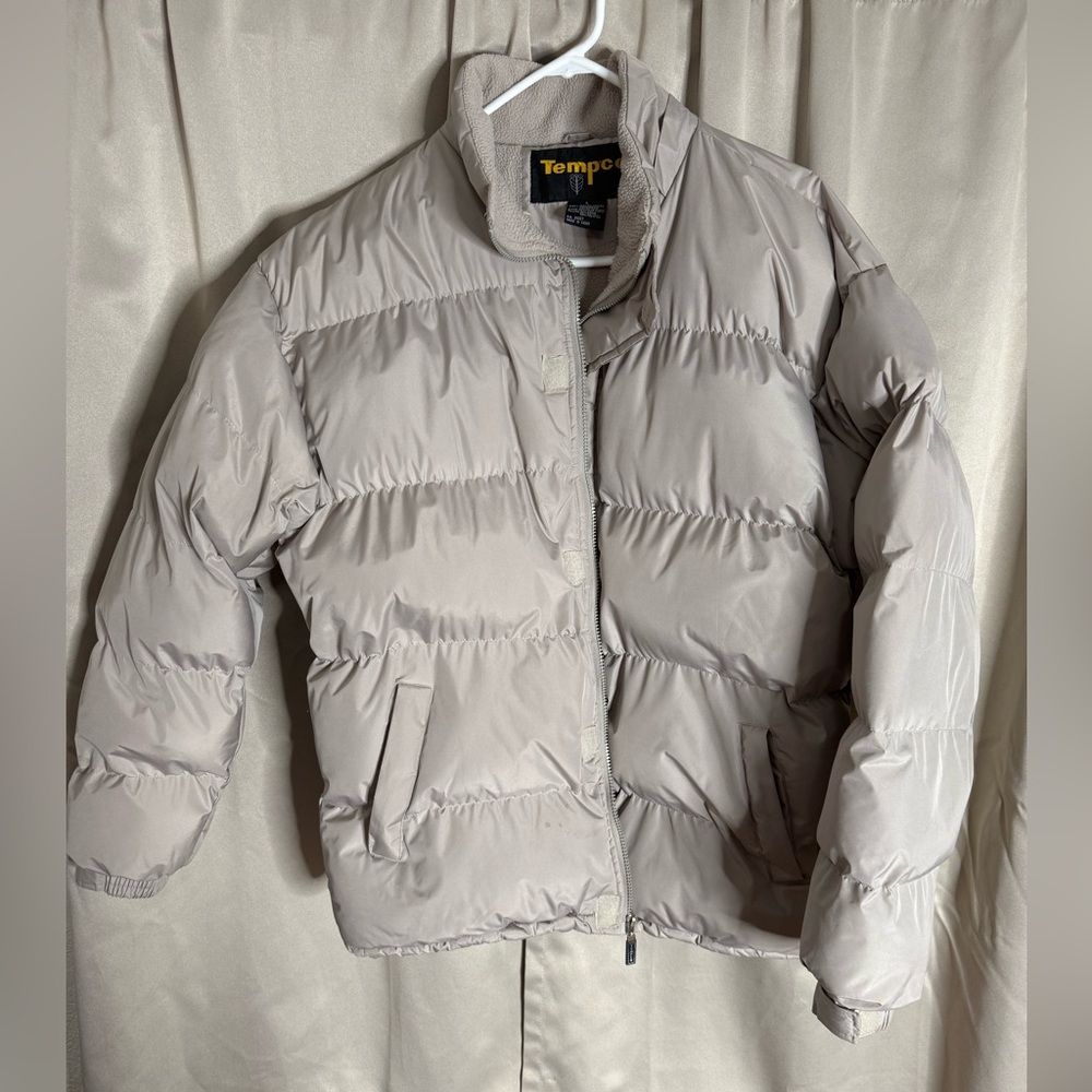 Tempco Greige (gray/beige) Puffer Jacket